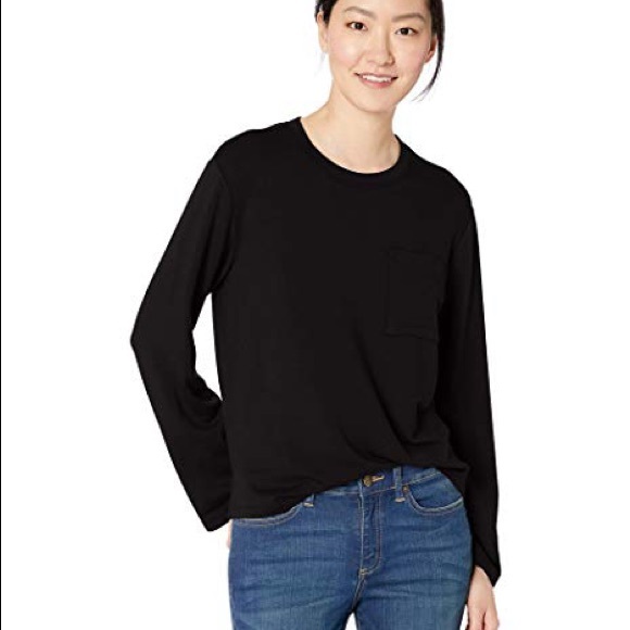 Anthropologie Tops - Black long sleeve shirt